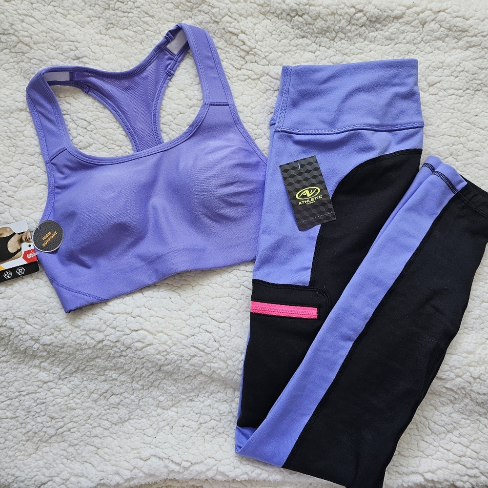 Sport bra and legging.
